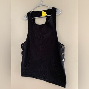 Vaute Couture Waxed Canvas black jumper vegan 100% organic made USA